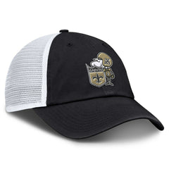 New Orleans Saints Basic Vintage Trucker Adjustable Hat Black - Fanatics