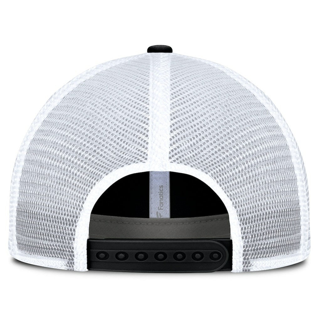 San Francisco 49ers Basic Vintage Trucker Adjustable Hat Black/White - Fanatics