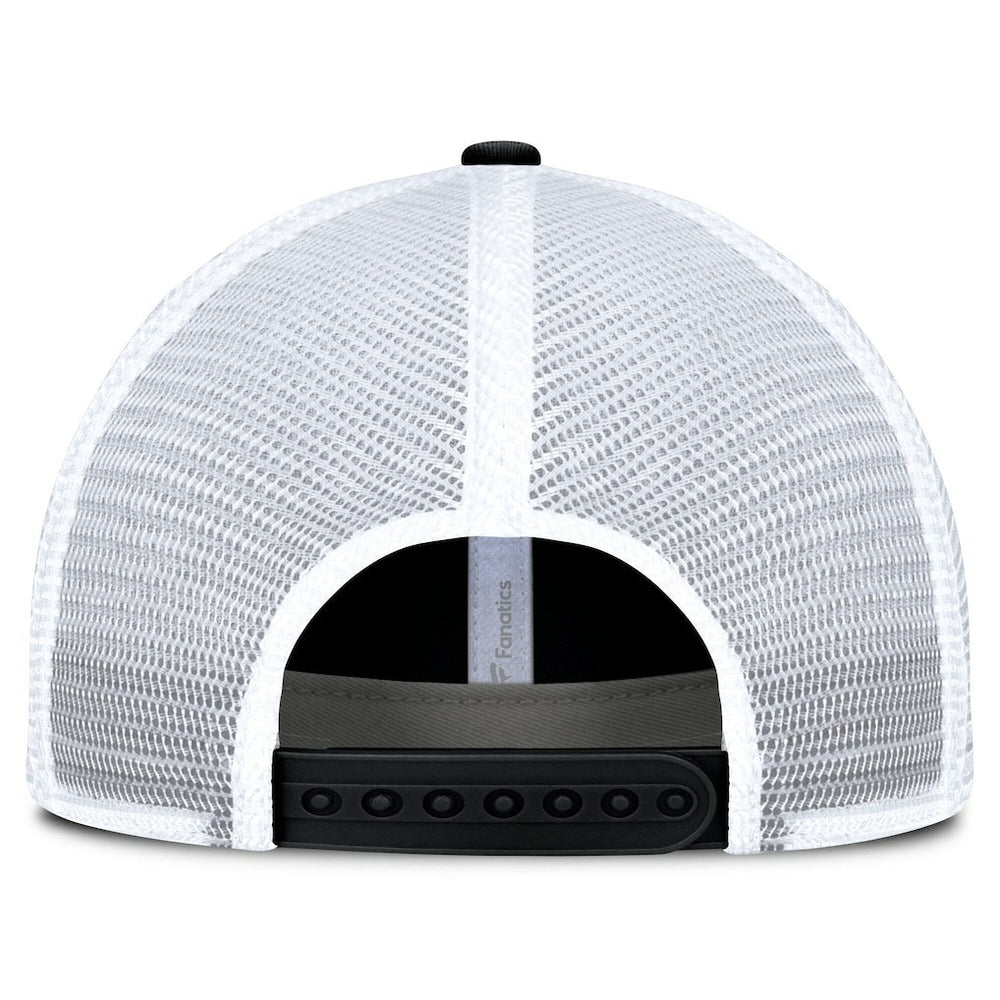 San Francisco 49ers Basic Vintage Trucker Adjustable Hat Black/White - Fanatics