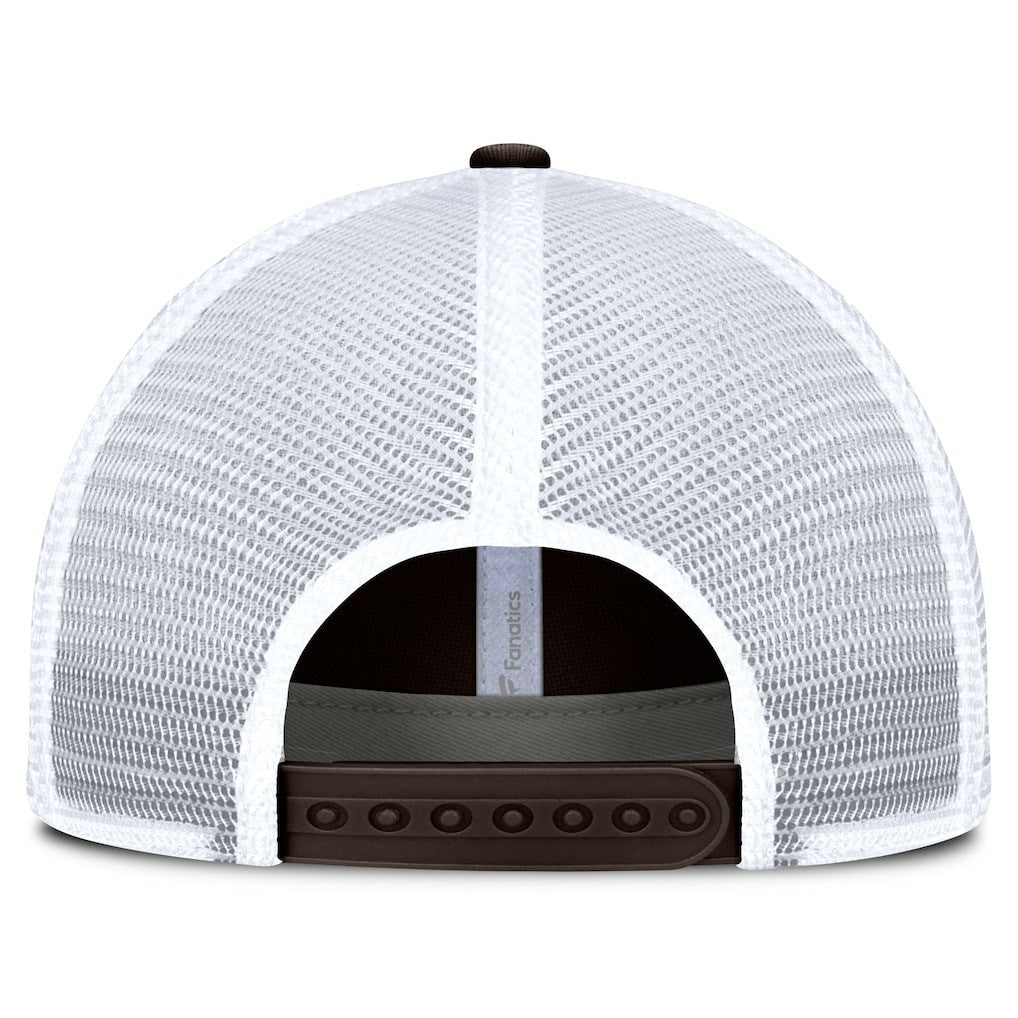 Cleveland Browns Vintage Trucker Adjustable Hat Brown/White - Fanatics