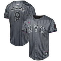 Brandon Nimmo New York Mets Nike Youth 2024 City Connect Limited Player Jersey Lifestyle