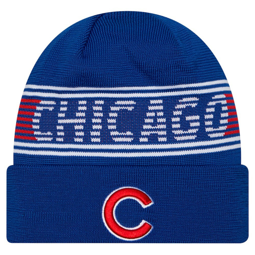 Chicago Cubs New Era Authentic Collection Cuffed Knit Hat Sale
