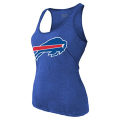 Josh Allen Buffalo Bills Majestic Threads Women's Name & Number Tri-Blend Tank Top Royal - NFL