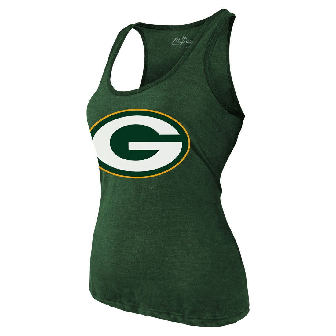 Jordan Love Green Bay Packers Majestic Threads Women's Name & Number Tri-Blend Tank Top Green - NFL