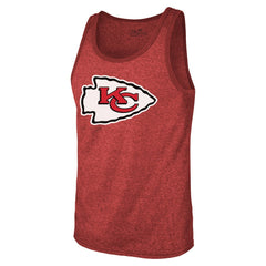 Patrick Mahomes Kansas City Chiefs Majestic Threads Tri-Blend Player Name & Number Tank Top Red - NFL