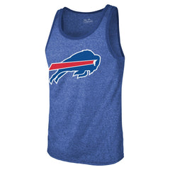 Josh Allen Buffalo Bills Majestic Threads Tri-Blend Player Name & Number Tank Top Royal - NFL