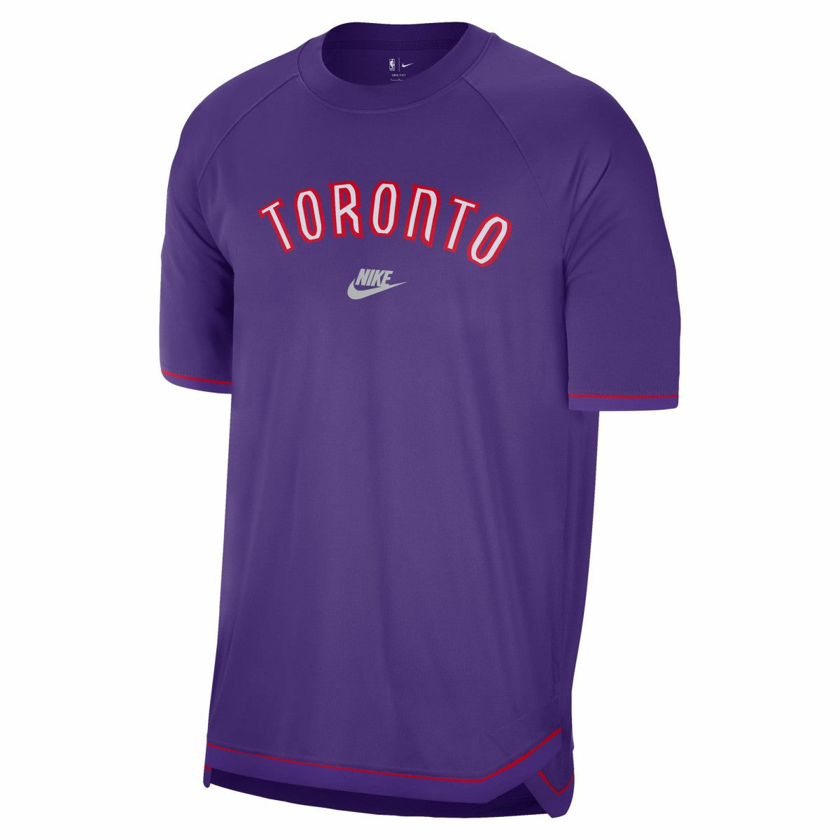 Nike - Toronto Raptors 2024/25 Classic Edition Pregame Shooting T-Shirt - Purple