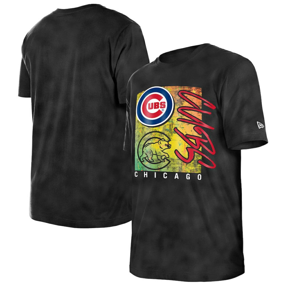 Chicago Cubs New Era Women's Sport Classics Enzyme Wash Oversized T-Shirt discount