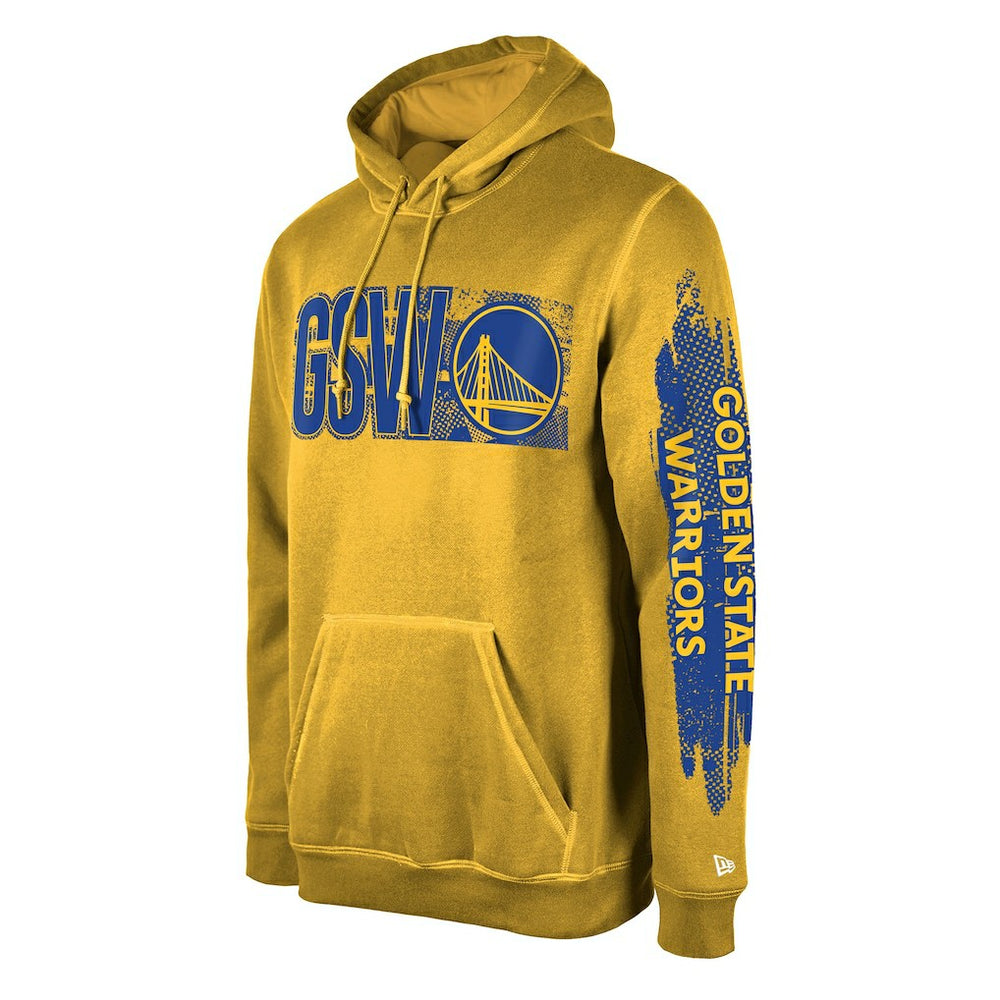 New Era - Golden State Warriors Tip-Off Collection Pullover Hoodie - Gold