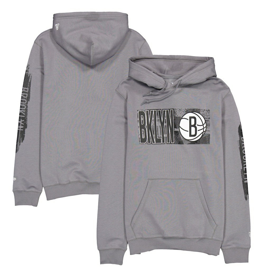 New Era - Brooklyn Nets Tip-Off Collection Pullover Hoodie - Charcoal