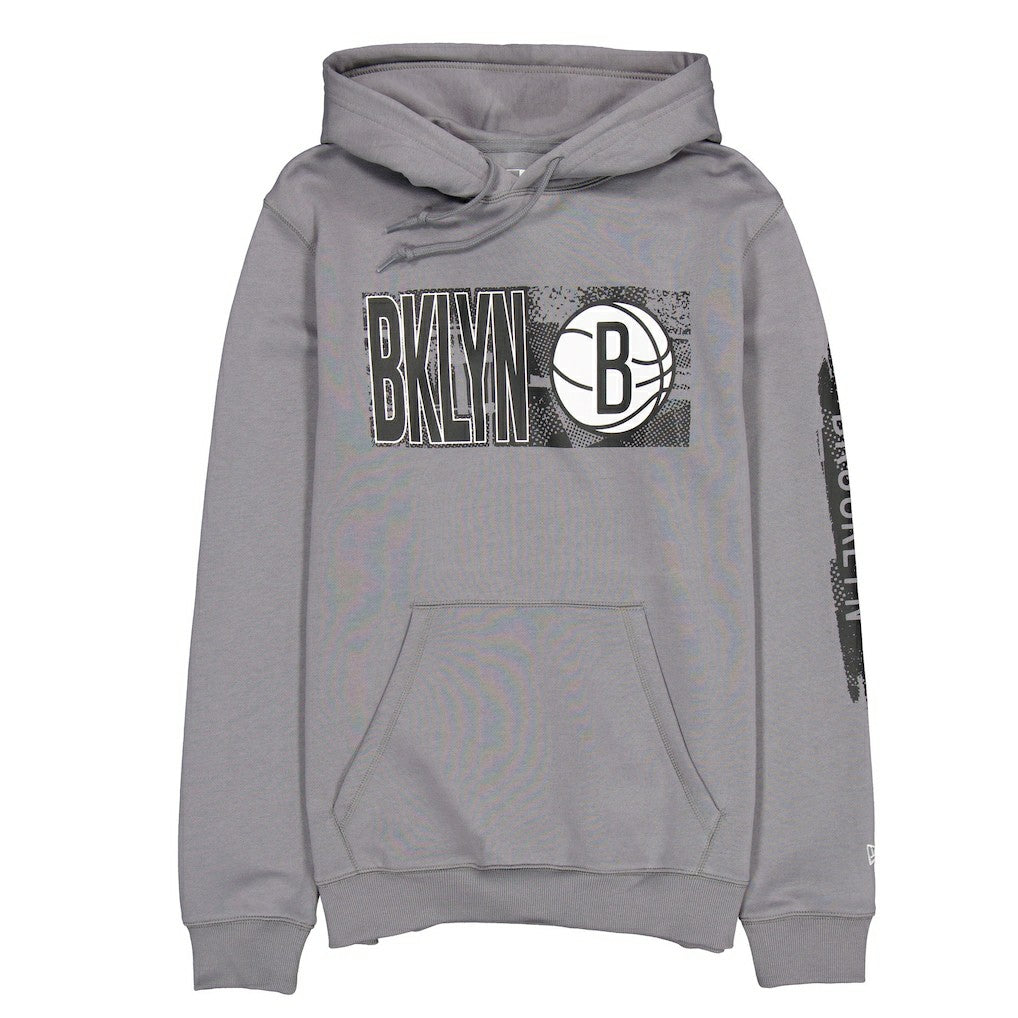 New Era - Brooklyn Nets Tip-Off Collection Pullover Hoodie - Charcoal