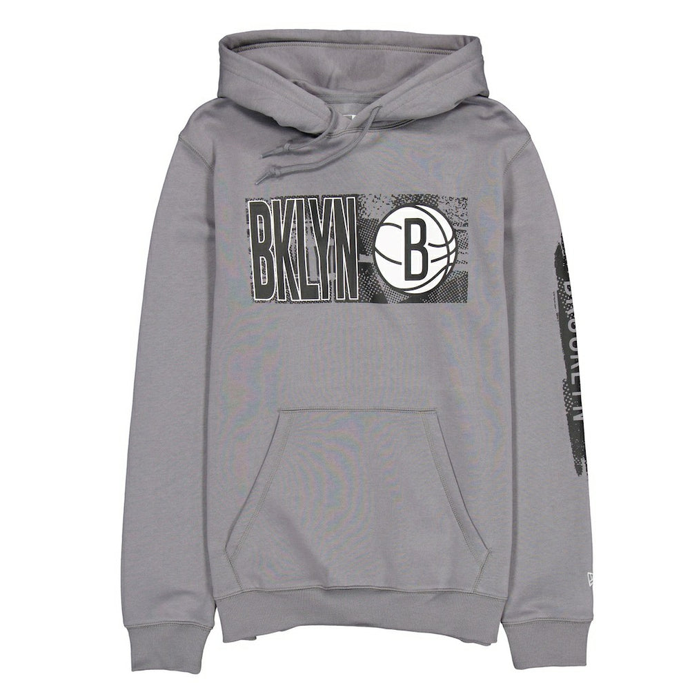 New Era - Brooklyn Nets Tip-Off Collection Pullover Hoodie - Charcoal