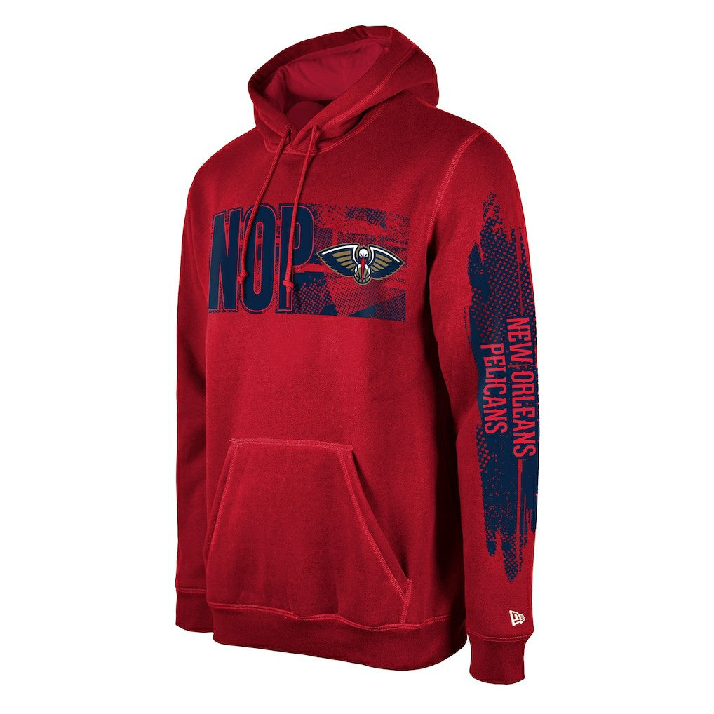 New Era - New Orleans Pelicans Tip-Off Collection Pullover Hoodie - Red