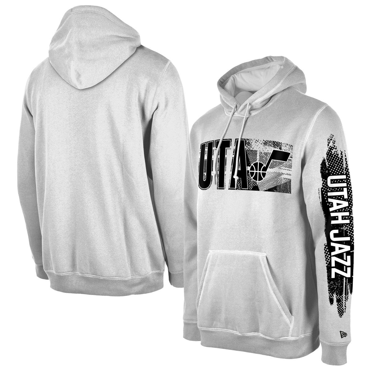 New Era - Utah Jazz Tip-Off Collection Pullover Hoodie - White