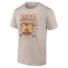 Luke Combs x Washington Commanders Growin' Up and Gettin' Old Tour T-Shirt Tan - Fanatics