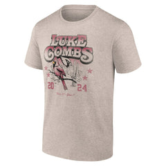 Luke Combs x Arizona Cardinals Growin' Up and Gettin' Old Tour T-Shirt Tan - Fanatics