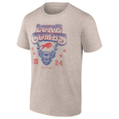 Luke Combs x Buffalo Bills Growin' Up and Gettin' Old Tour T-Shirt Tan - Fanatics
