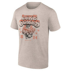 Luke Combs x Cincinnati Bengals Growin' Up and Gettin' Old Tour T-Shirt Tan - Fanatics