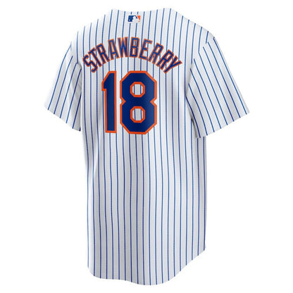 Darryl Strawberry New York Mets Nike Home Replica Retired Player Jersey - White | MLB Jerseys