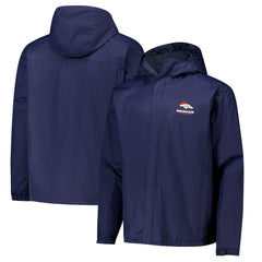 Denver Broncos Dunbrooke Tropic Waterproof Packable Full-Zip Hoodie Jacket  Navy - NFL