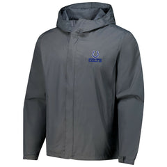 Indianapolis Colts Dunbrooke Tropic Waterproof Packable Full-Zip Hoodie Jacket  Graphite - NFL
