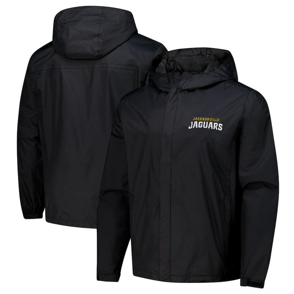 Jacksonville Jaguars Dunbrooke Tropic Waterproof Packable Full-Zip Hoodie Jacket  Black - NFL