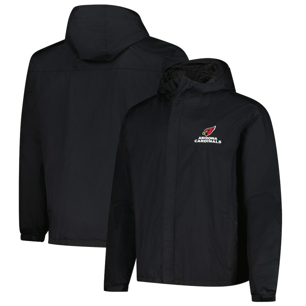 Arizona Cardinals Dunbrooke Tropic Waterproof Packable Full-Zip Hoodie Jacket  Black - NFL