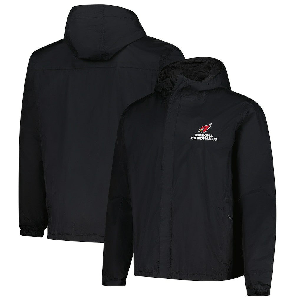 Arizona Cardinals Dunbrooke Tropic Waterproof Packable Full-Zip Hoodie Jacket  Black - NFL