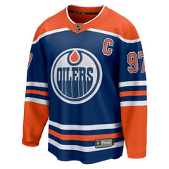 Connor McDavid Edmonton Oilers - Fanatics Home Breakaway Jersey Royal