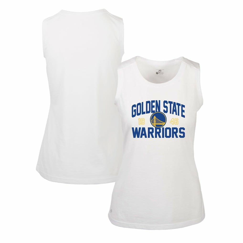 NBA - Golden State Warriors Levelwear Women's Macy Tank Top - White
