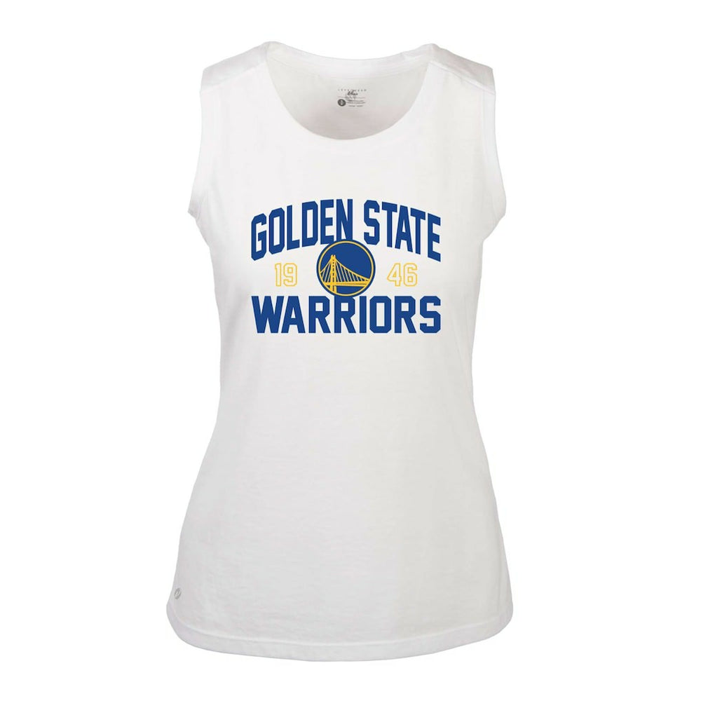 NBA - Golden State Warriors Levelwear Women's Macy Tank Top - White