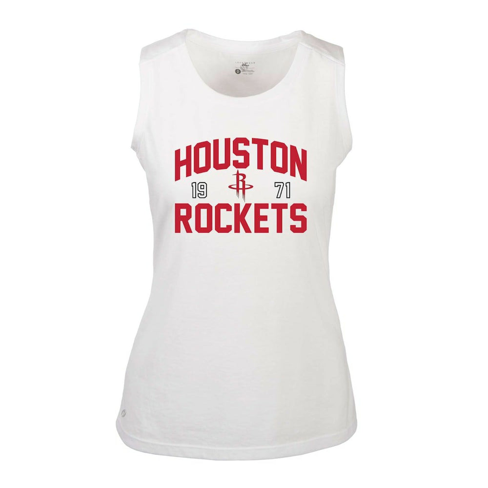 NBA - Houston Rockets Levelwear Women's Macy Tank Top - White