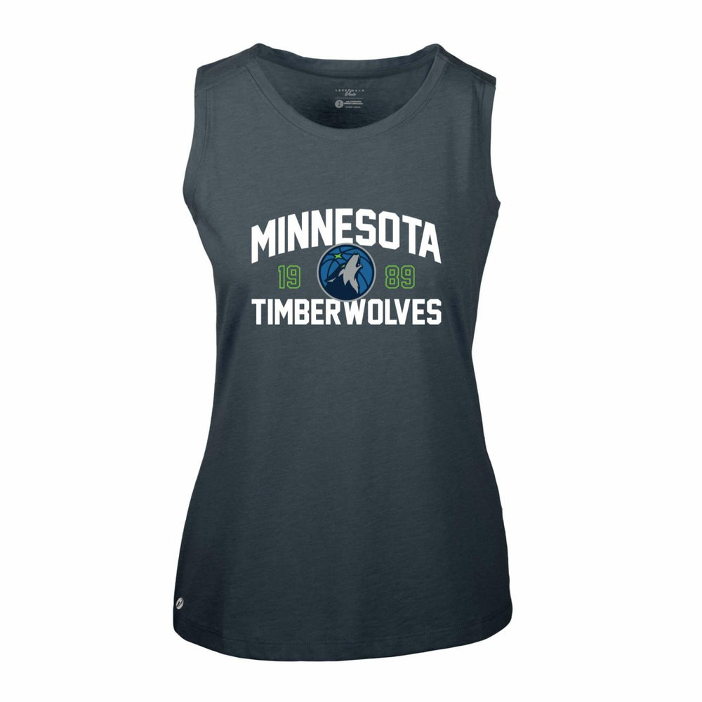 NBA - Minnesota Timberwolves Levelwear Women's Macy Tank Top - Navy