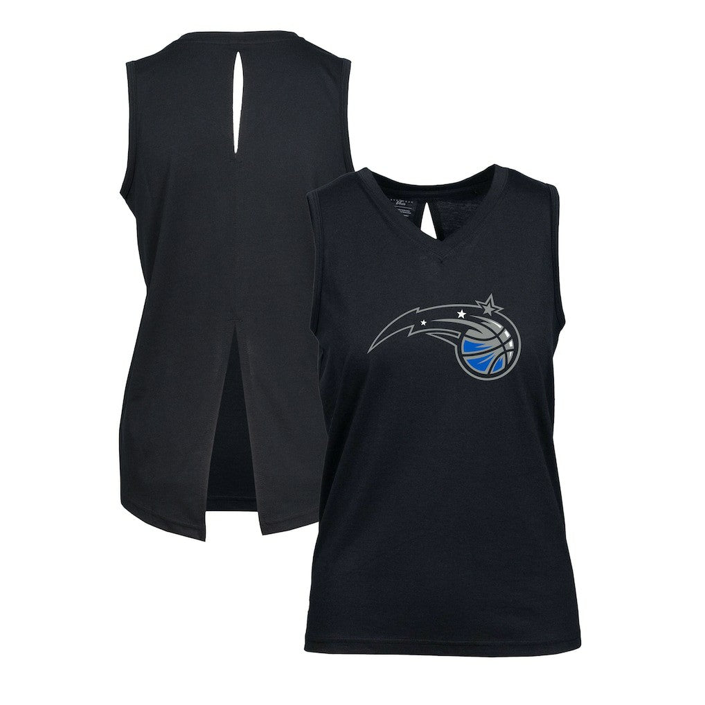 NBA - Orlando Magic Levelwear Women's Paisley Core V-Neck Tank Top - Black