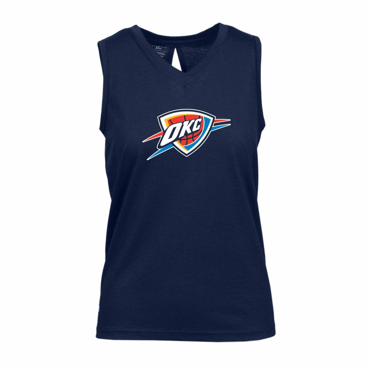 NBA - Oklahoma City Thunder Levelwear Women's Paisley Core V-Neck Tank Top - Navy