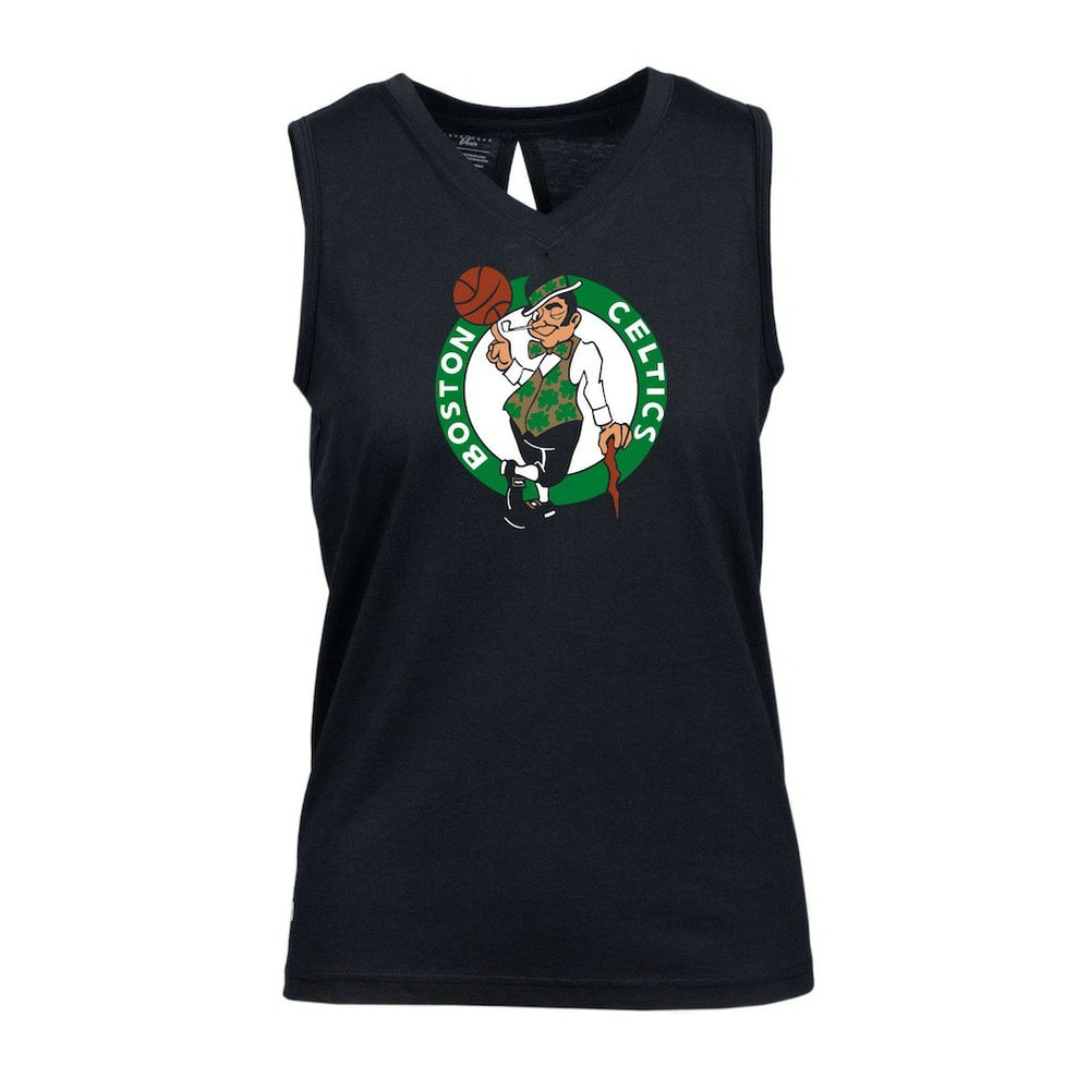 NBA - Boston Celtics Levelwear Women's Paisley Core V-Neck Tank Top - Black
