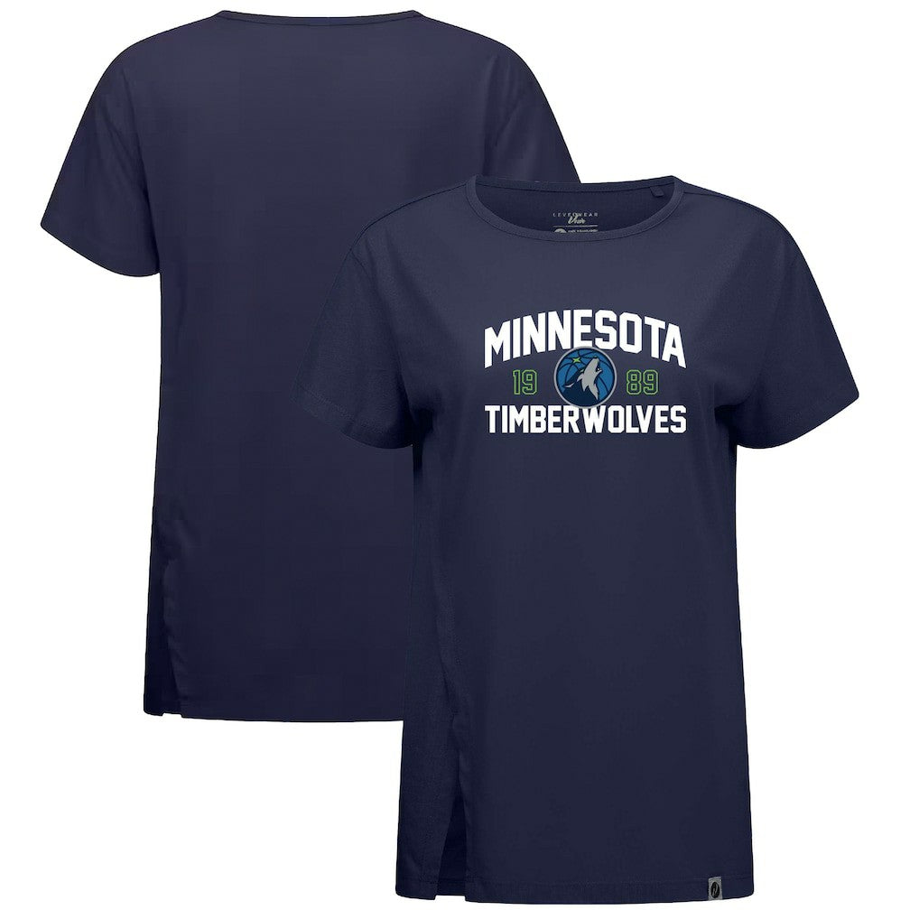 NBA - Minnesota Timberwolves Levelwear Women's Influx T-Shirt - Navy
