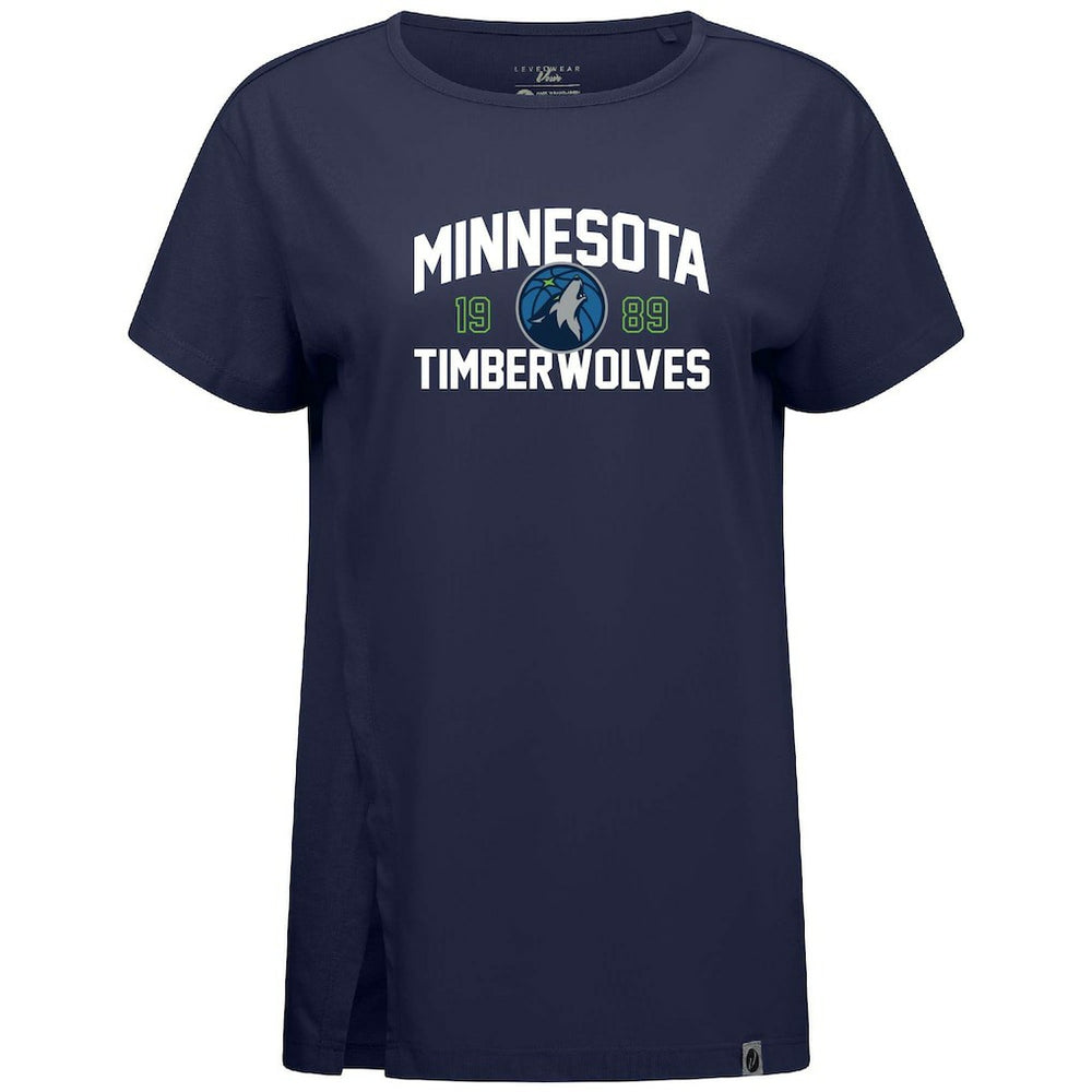 NBA - Minnesota Timberwolves Levelwear Women's Influx T-Shirt - Navy