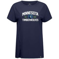 NBA - Minnesota Timberwolves Levelwear Women's Influx T-Shirt - Navy