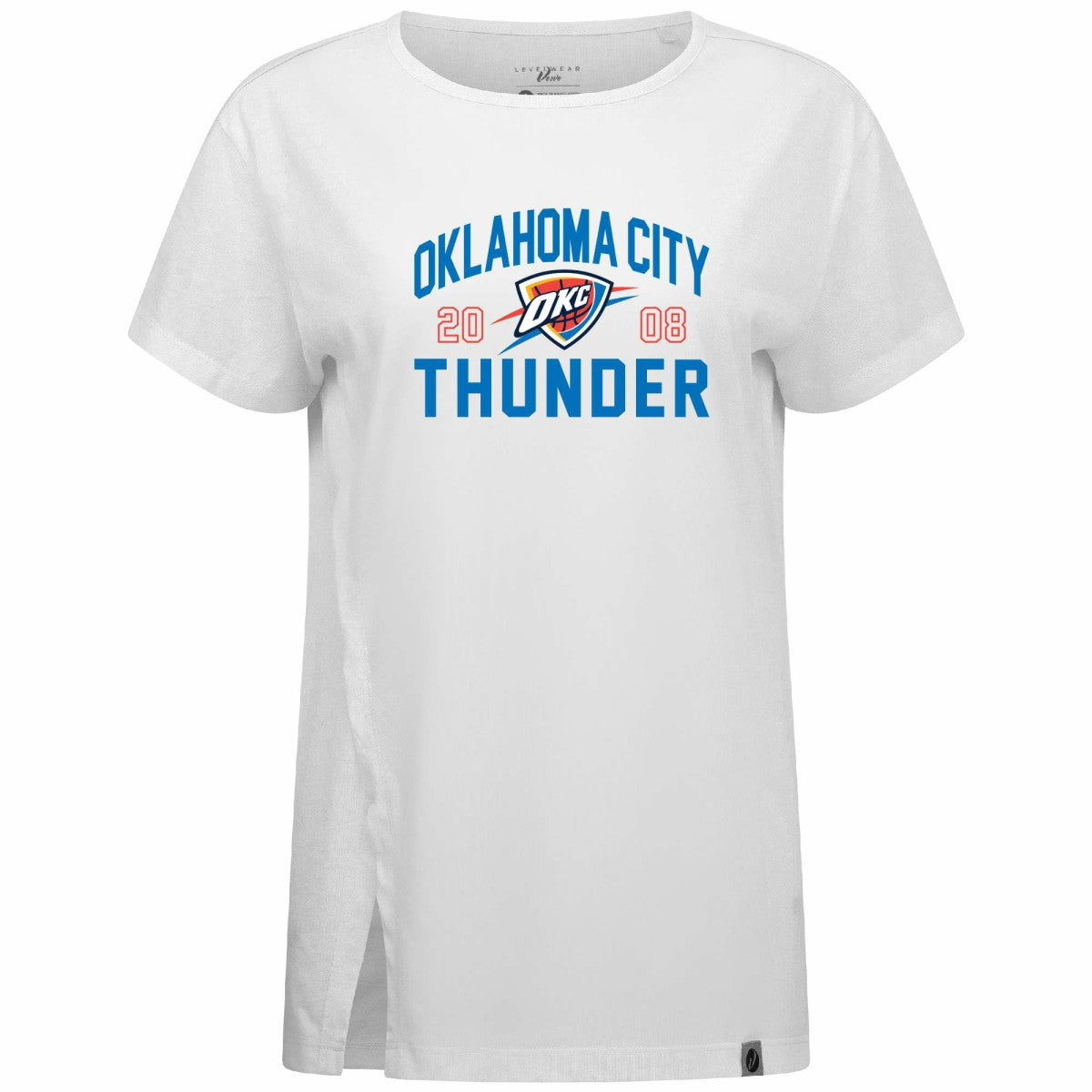 NBA - Oklahoma City Thunder Levelwear Women's Influx T-Shirt - White