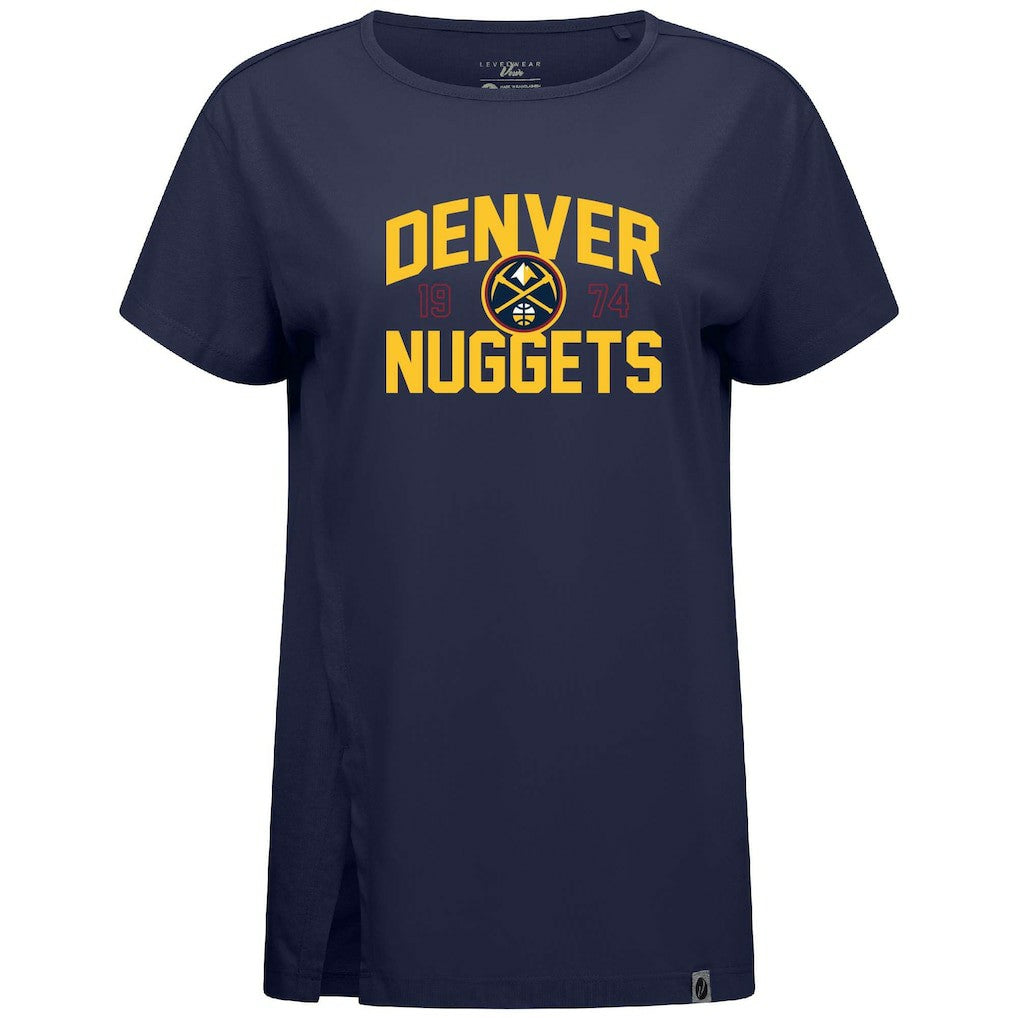 NBA - Denver Nuggets Levelwear Women's Influx T-Shirt - Navy