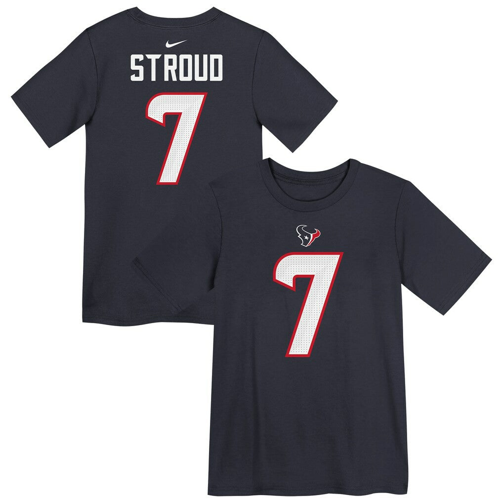 C.J. Stroud Houston Texans Preschool Player Name & Number T-Shirt Navy - Nike