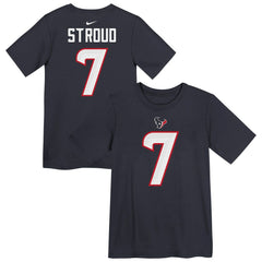 C.J. Stroud Houston Texans Preschool Player Name & Number T-Shirt Navy - Nike