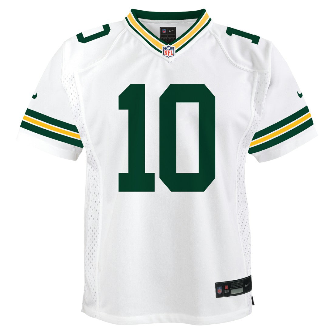 Jordan Love Green Bay Packers Youth Game Jersey White - Nike