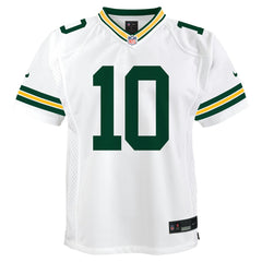 Jordan Love Green Bay Packers Youth Game Jersey White - Nike