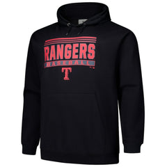 Texas Rangers   Stack Fleece Pullover Hoodie Online