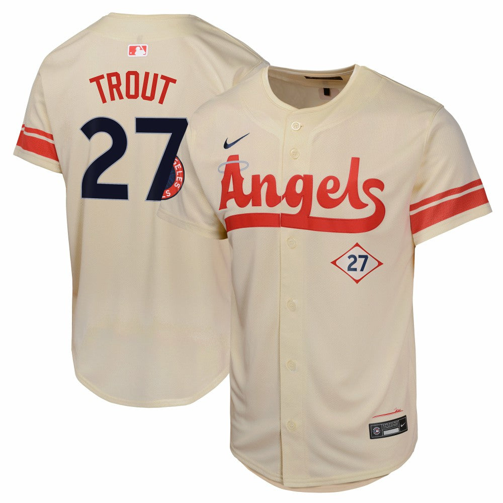 Mike Trout Los Angeles Angels Nike Youth City Connect Limited Player Jersey Lifestyle
