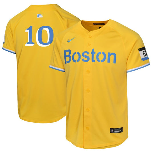 Trevor Story Boston Red Sox Nike Youth City Connect Limited Player Jersey - Gold | MLB Jerseys