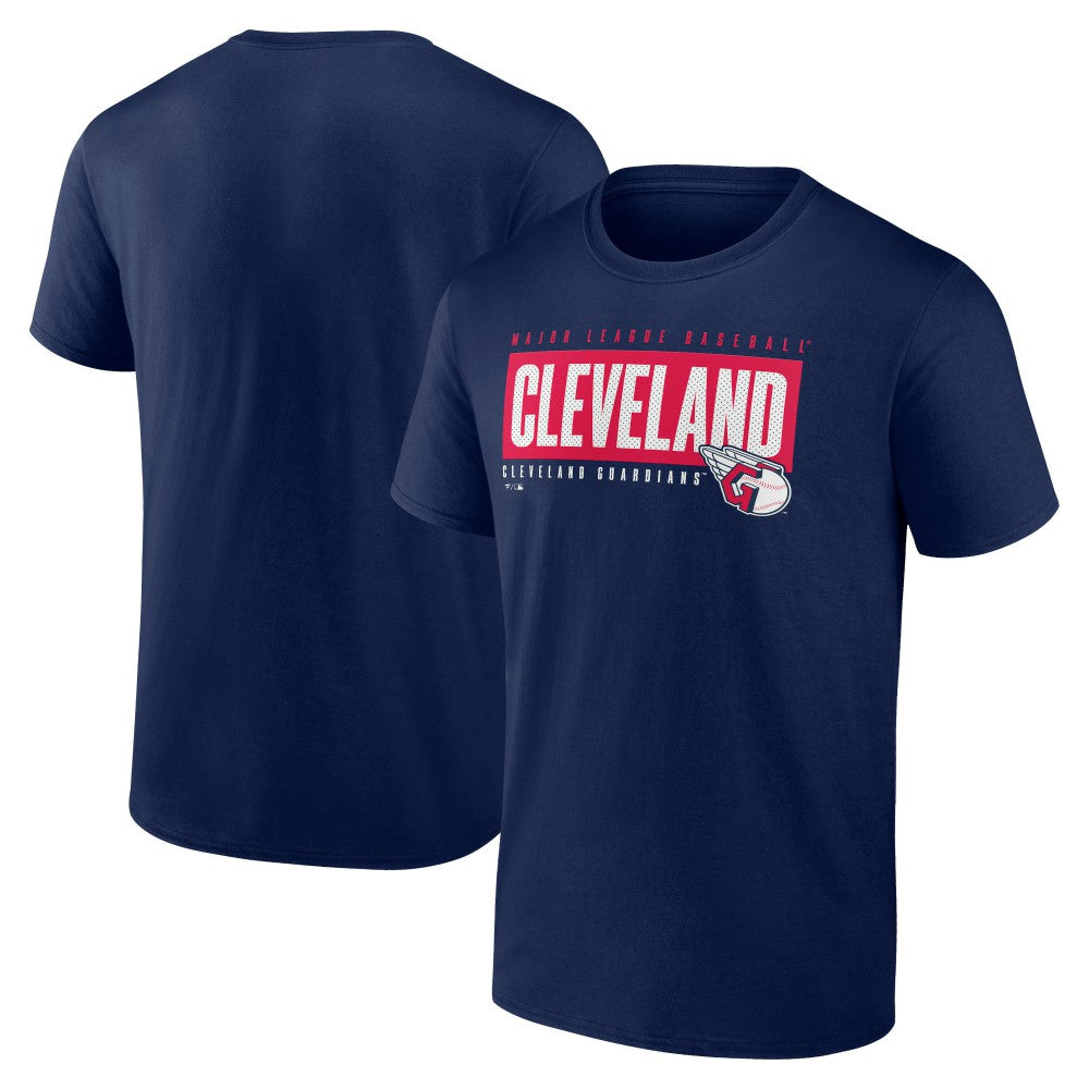 Cleveland Guardians Blocked Out T-Shirt Lifestyle