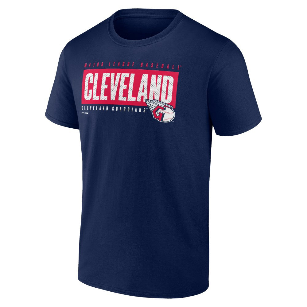 Cleveland Guardians Blocked Out T-Shirt Lifestyle